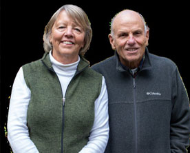 Dr. John Schrock ’65 and Mary Berube. Link to their story