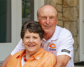 Jeff ’73 and Lynn ’73 Cummisford. Link to their story