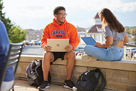 Students studying outside. Links to Donor-Advised Funds Students studying outside. Links to Donor-Advised Funds