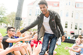 Happy students. Link to Gifts of Cash, Checks, and Credit Cards Happy students. Link to Gifts of Cash, Checks, and Credit Cards