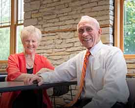 Jack ’62 and Diane (Polzin) ’64 Loppnow. Link to their story